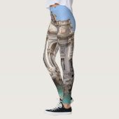 トレヴィ噴水の早朝 – ローマ、イタリア レギンス (左)