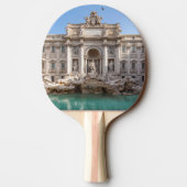 トレヴィ噴水の早朝 – ローマ、イタリア 卓球ラケット (裏面)