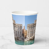 トレヴィ噴水の早朝 – ローマ、イタリア 紙コップ (右)