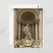 トレヴィ噴水はがき ポストカード (正面/裏面)