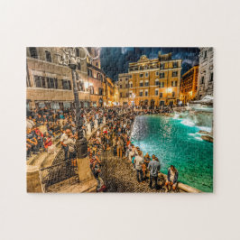 トレヴィ噴水ローマ。 ジグソーパズル