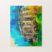 トレヴィ噴水ローマ。 ジグソーパズル (縦)