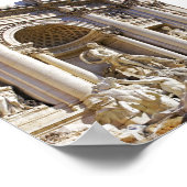 トレヴィ噴水金属オーナメント ポスター (角)