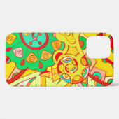 トレーサリーのシームレスなパターン。メンディデザイン。エスニックコ Case-Mate iPhoneケース (裏面 (横))