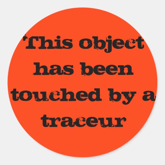 トレーサーtouch ラウンドシール (正面)