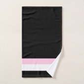 トレーシックブラックストライプズ バスタオルセット (ハンドタオル)