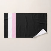 トレーシックブラックストライプズ バスタオルセット (ハンドタオル)