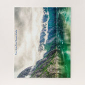 トレーシーアームフィヨルドジュヌオアラスカ ジグソーパズル (縦)