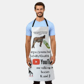 トレースのクリップ エプロン (着用した状態)