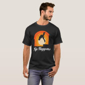 トレースール パルクール 5 のためのアーバン体操壁ランニング Tシャツ (正面フル)