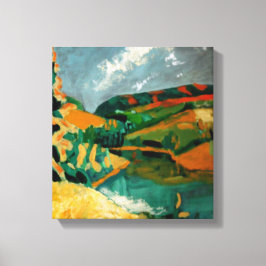 トレース金ゴールド キャンバスプリント