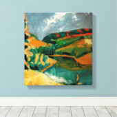 トレース金ゴールド キャンバスプリント (インサイチュ (ウッドフロア))