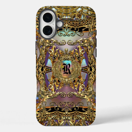 トレーズオルネかわいらしモノグラム Case-Mate iPhoneケース (裏面)