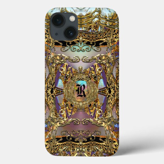 トレーズオルネかわいらしモノグラム Case-Mate iPhoneケース (裏面)