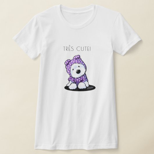 トレーズキュートコージドッグTシャツ Tシャツ (レイダウン)