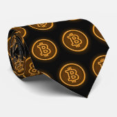 トレーダーのビットコインモダンネオンbtcタイ ネクタイ (ロール)