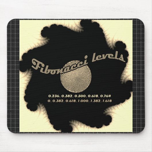トレーダーのフィボナッチの数字 マウスパッド (正面)