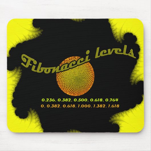 トレーダーのフィボナッチの数字 マウスパッド (正面)