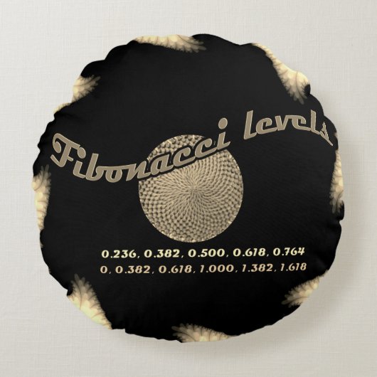 トレーダーのフィボナッチの数字 ラウンドクッション (正面)