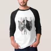 トレーダーの人生 | オオカミ | 両面 Tシャツ (正面)