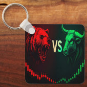 トレーダーの取引キーチェーン キーホルダー (正面)