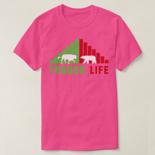 トレーダーの生活 Tシャツ (デザイン正面)