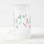 トレーダーキャンドルスティック フロストグラスビールジョッキ (中央)