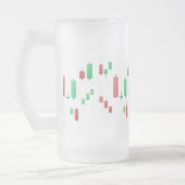 トレーダーキャンドルスティック フロストグラスビールジョッキ (左)