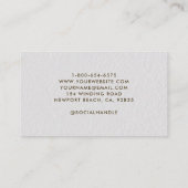 トレーダーグラフ金ゴールドコイン業者モダンプロフェッショナル 名刺 (裏面)