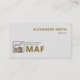 トレーダーグラフ金ゴールドコイン業者モダンプロフェッショナル 名刺