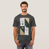 トレーダービーブ – キャンドル、コーヒー&カオス Tシャツ (正面フル)