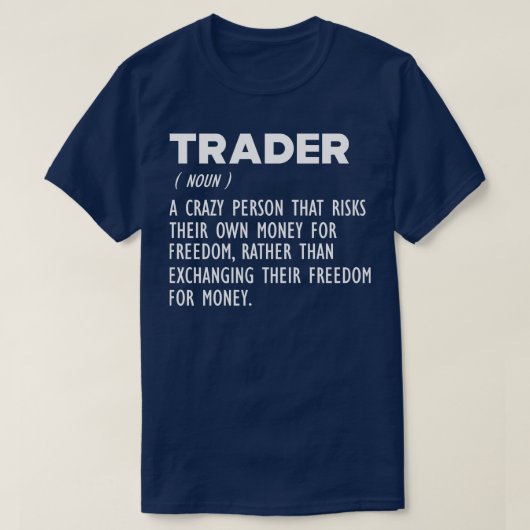 トレーダー定義b tシャツ (デザイン正面)