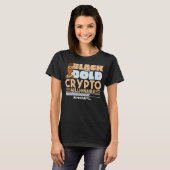 トレーダー暗号通貨ライフスタイル暗号取引B Tシャツ (正面フル)