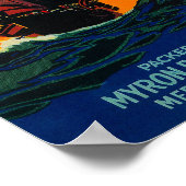 トレーダーPear Crate LabelMedford、または ポスター (角)