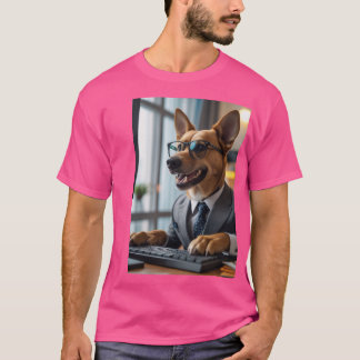 トレーディングおもしろいドッグ:愛犬家のための素晴らしアイディア Tシャツ