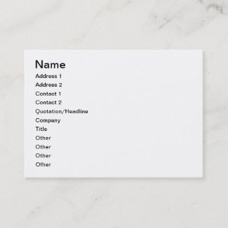 トレーディングカードをすることができます 名刺