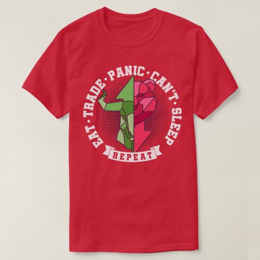 トレーディングギフトデイトレーダーアンプ投資家24 Tシャツ (デザイン正面)