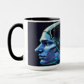 トレーディングマインドパワーコーヒーマグ – あなたの市場を燃やす マグカップ (左)