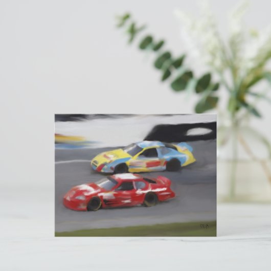 トレーディング絵を描はがき ポストカード (スタンド正面)