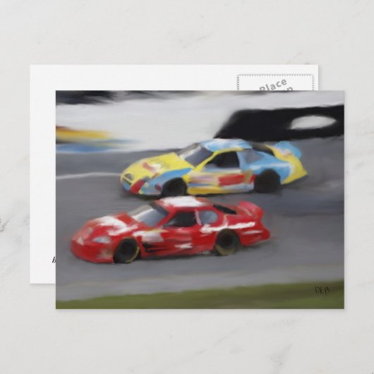 トレーディング絵を描はがき ポストカード (正面/裏面)