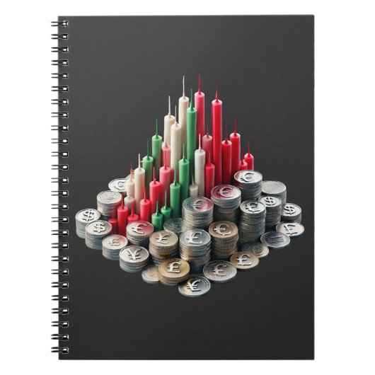 トレーディング・アートで宇宙を高めるインスパイア01 ノートブック (正面)