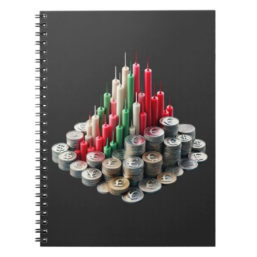 トレーディング・アートで宇宙を高めるインスパイア01 ノートブック (正面)