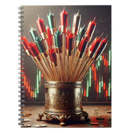 トレーディング・アートで宇宙を高めるインスパイア02 ノートブック