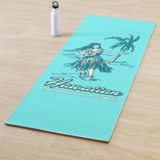 トレードウィンズフラガール逆ハワイアンハイビスカス ヨガマット (インサイチュ)