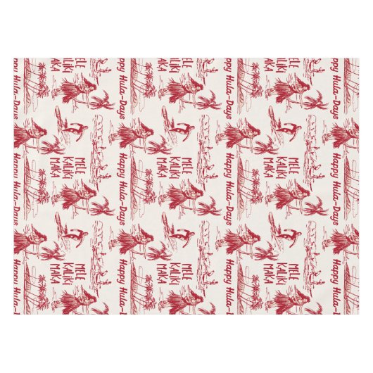 トレードウィンズホリデイハワイアンフラガールトワール テーブルクロス (正面(横))