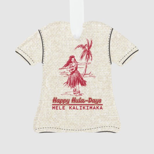 トレードウィンズホリデイハワイアンフラガール オーナメント (裏面)