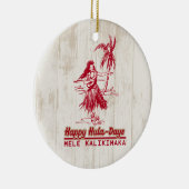 トレードウィンズホリデイハワイアンフラガール セラミックオーナメント (右)