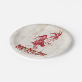 トレードウィンズホリデイハワイアンフラガール ペーパープレート (アングル)