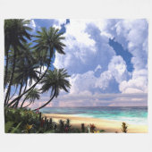 トレードウインドデイライト フリースブランケット (正面(横))