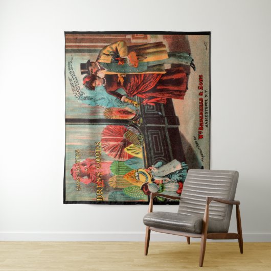 トレードカードウィリアム・ブロードヘッド&ソンズのドレス商品 タペストリー (インサイチュ)